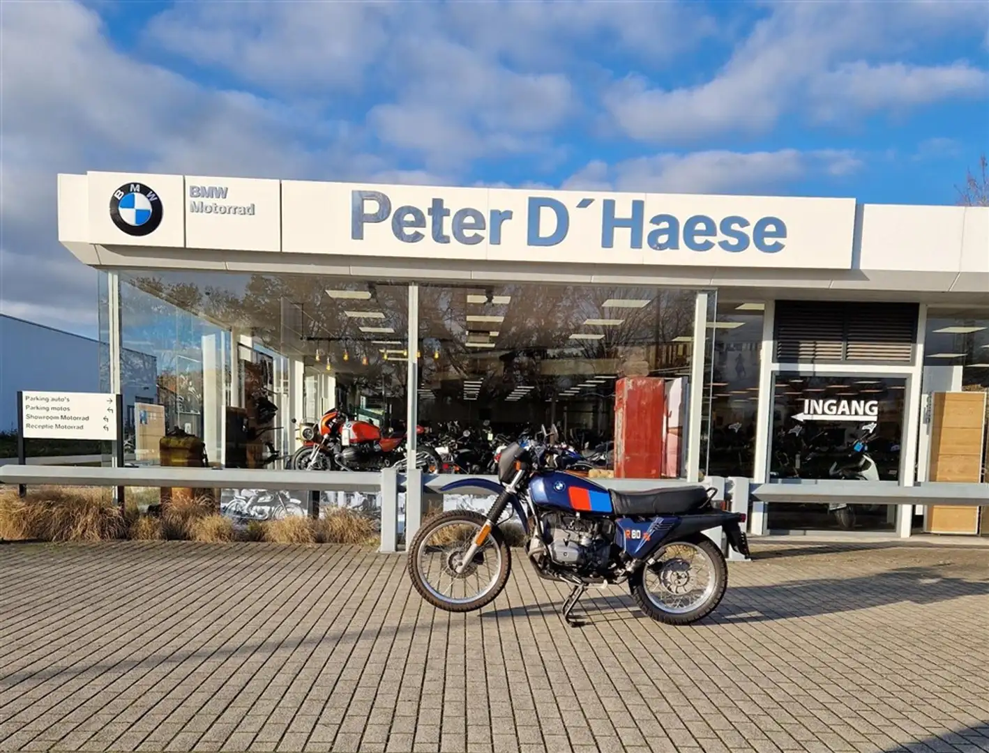 BMW R 80 GS 0 Bleu - 1
