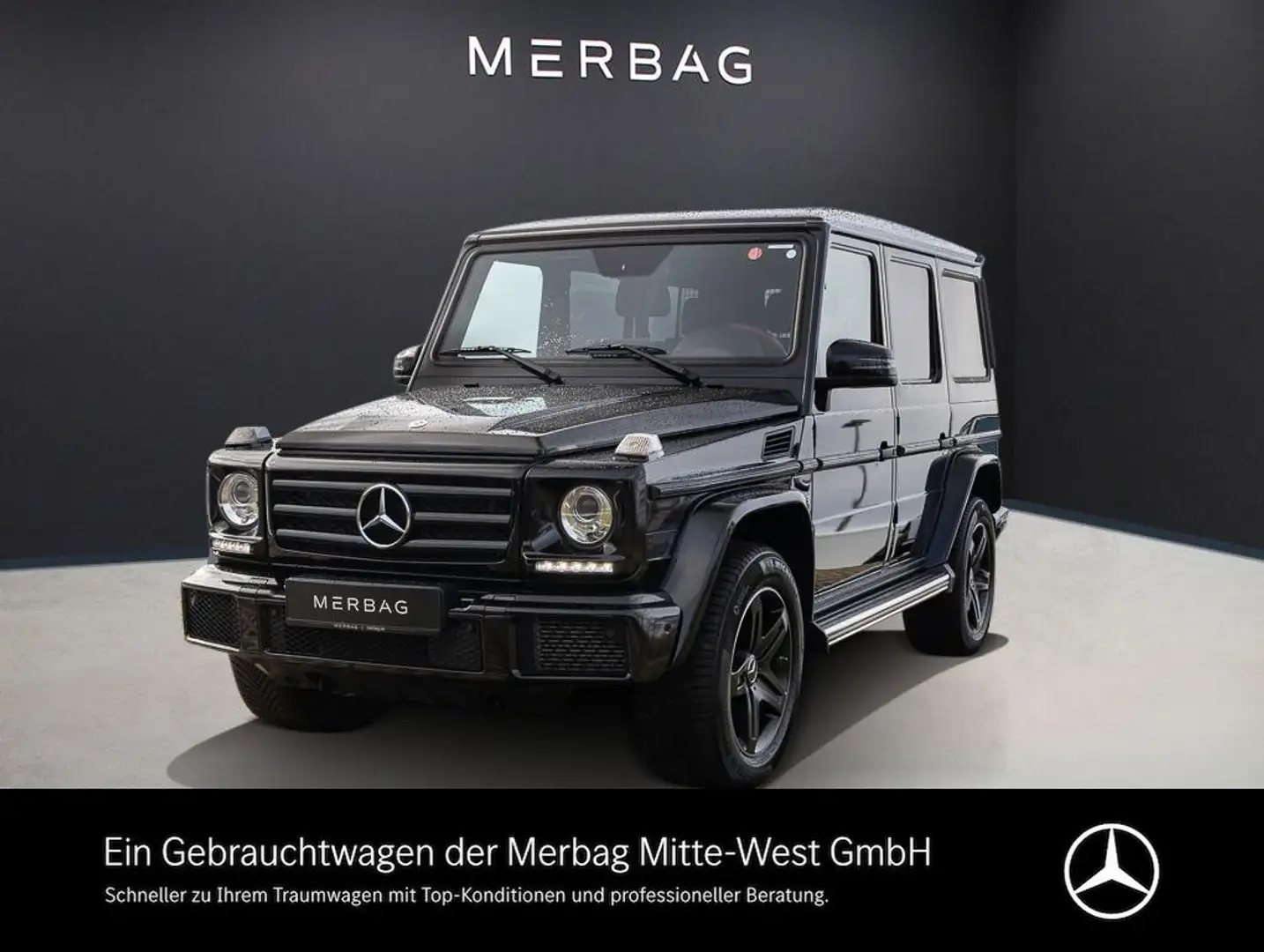Mercedes-Benz G 500 4xSHZ AHK AUT BiXenon DynLicht Kam. LM PDC Negro - 1