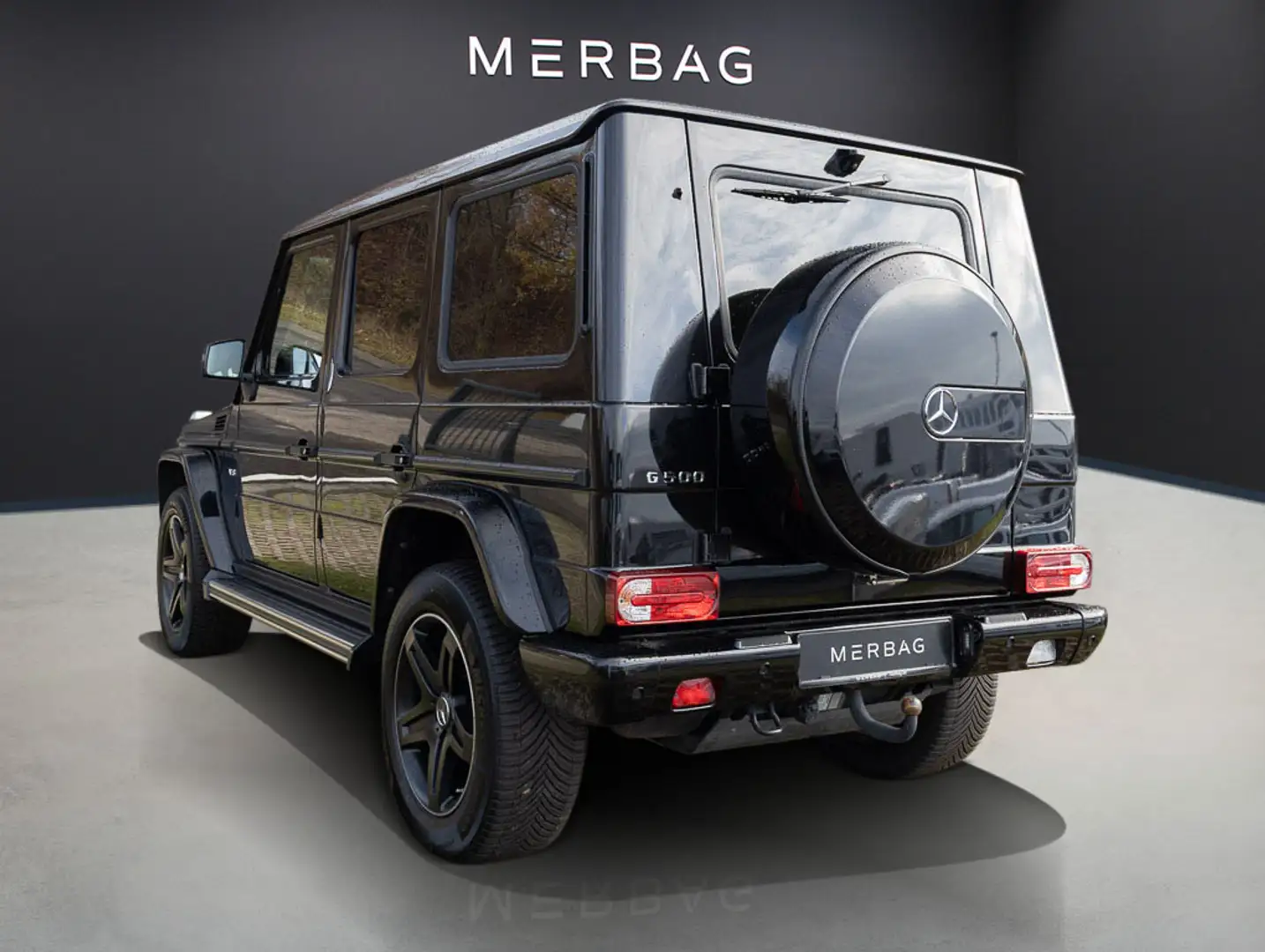 Mercedes-Benz G 500 4xSHZ AHK AUT BiXenon DynLicht Kam. LM PDC Negro - 2