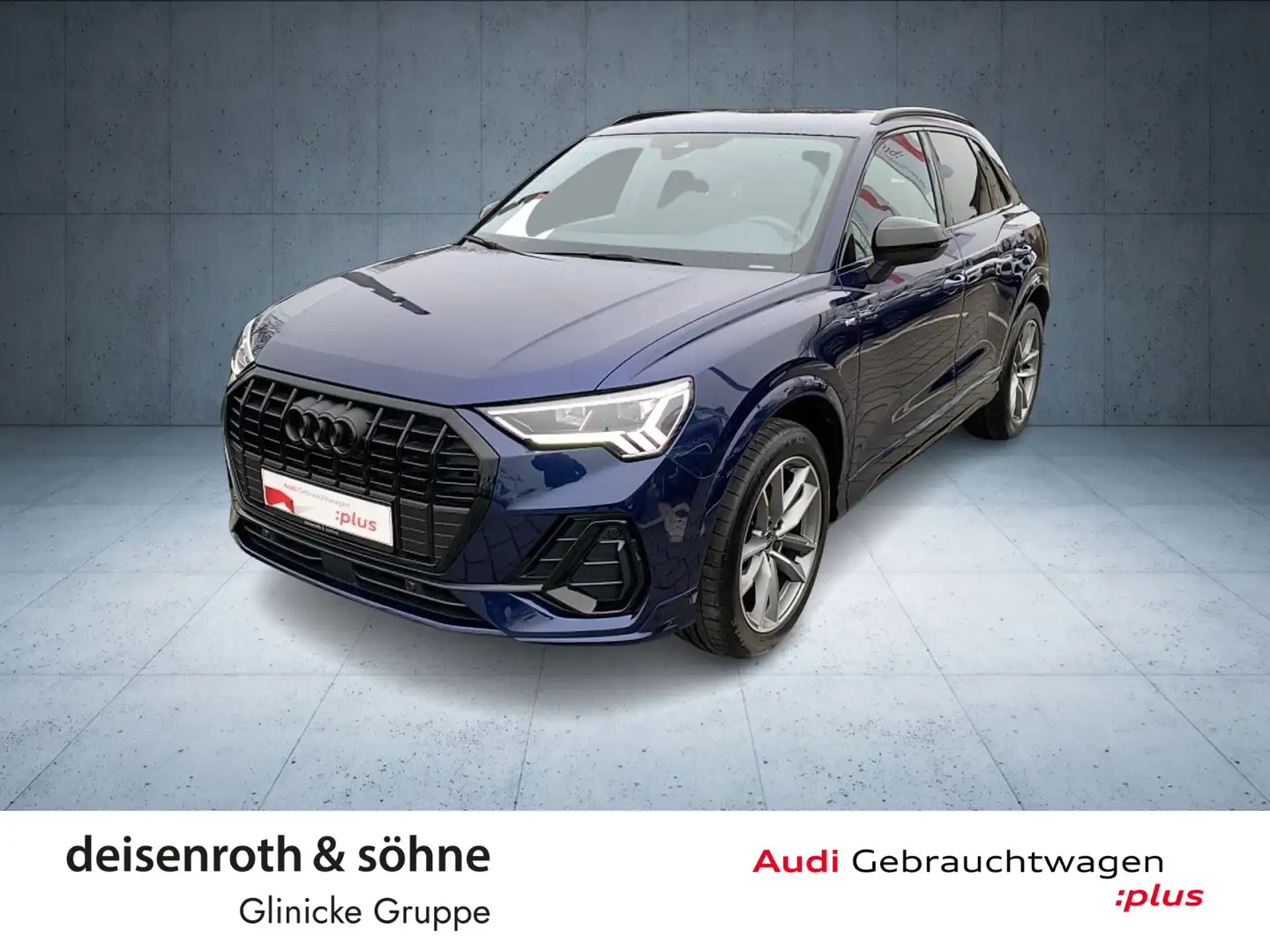 Audi Q3 S line 35 TFSI S-tronic AHK/LED/Kam/19''/Assi Blau - 1