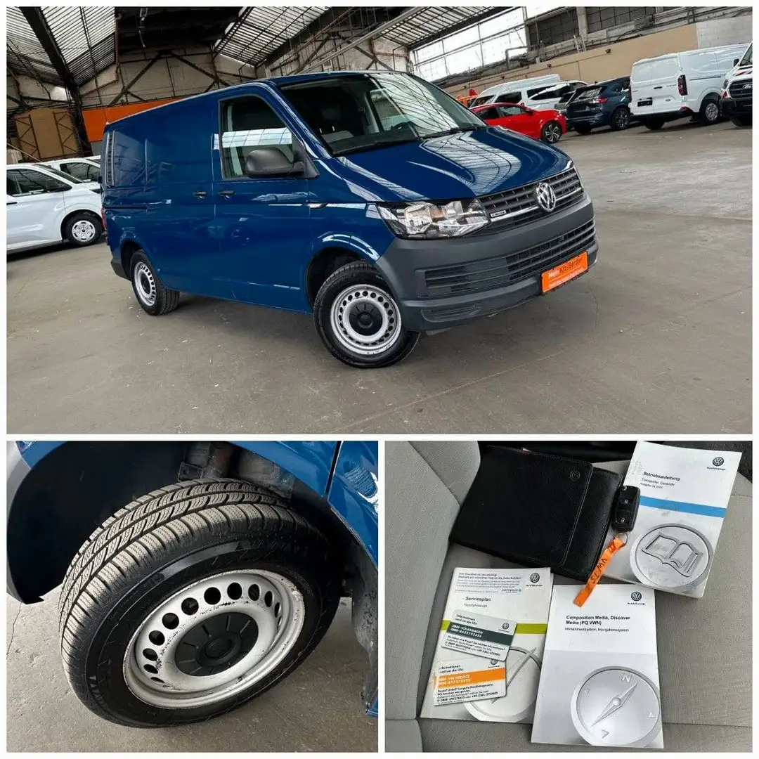 Volkswagen T6 Transporter T6 4Motion TÜV27 Standheiz UnterfahrschutzAlu Blau - 1