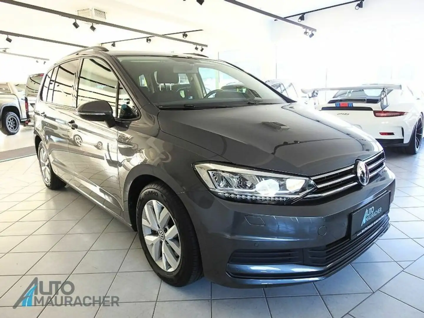 Volkswagen Touran 1,6 TDI Comfortline*LED*ACC*STHZG*7-SITZER* Gris - 2