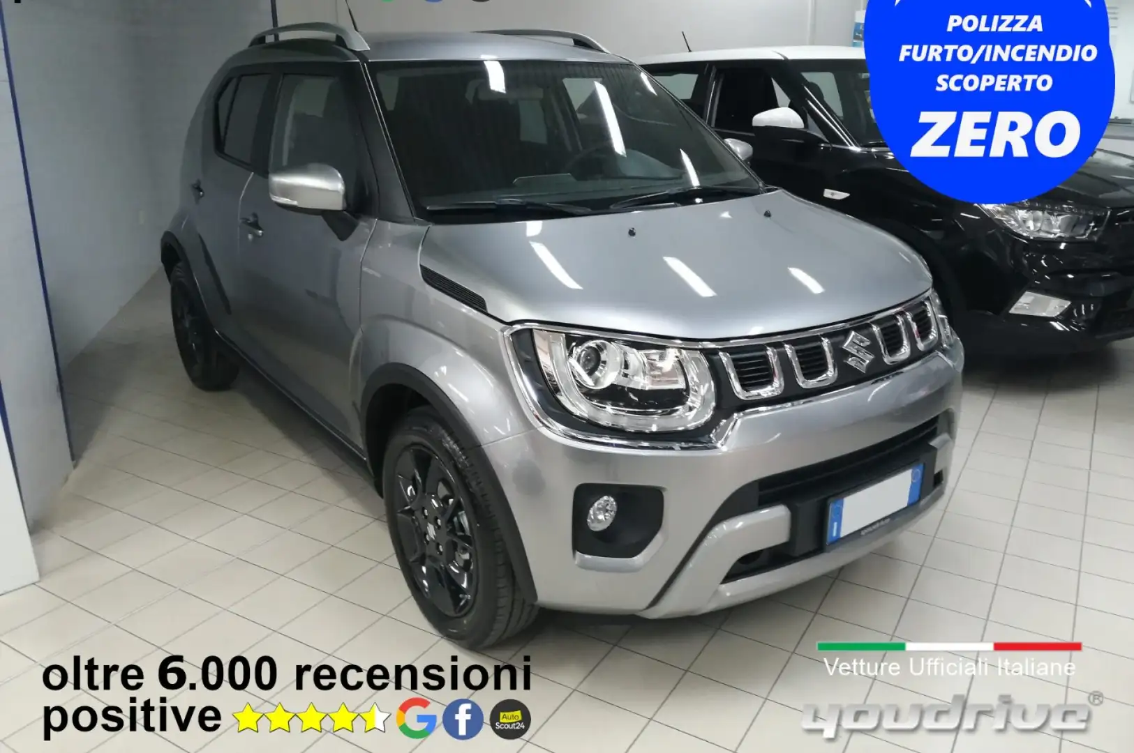Suzuki Ignis 1.2 Hybrid Top Argent - 1