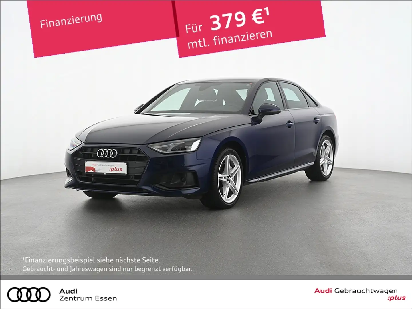 Audi A4 Lim. 40 TDI Advanced S-TRONIC LED NAV PLUS SHZ   R Blau - 1