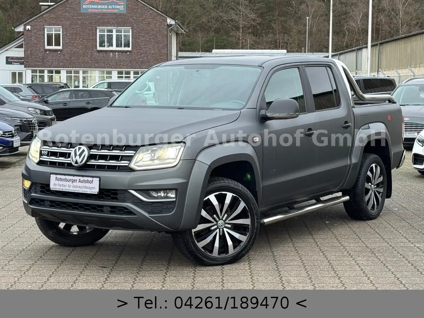 Volkswagen Amarok 3.0 TDI*AVENTURA*DOUBLECAB*4MOTION*VOLL* Gris - 1