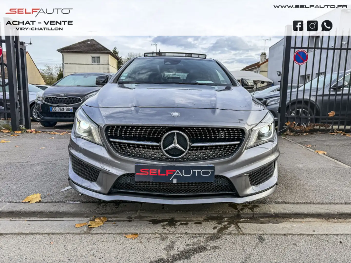 Mercedes-Benz CLA 180 180 D FASCINATION 7G-DCT Gris - 2