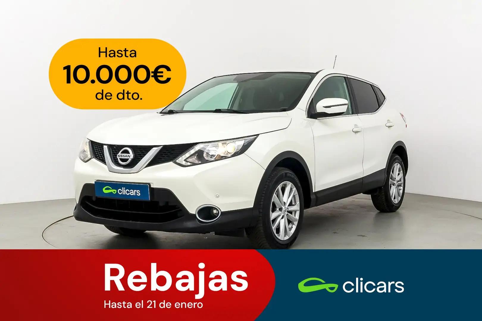 Nissan Qashqai 1.2 DIG-T Acenta 4x2 Weiß - 1