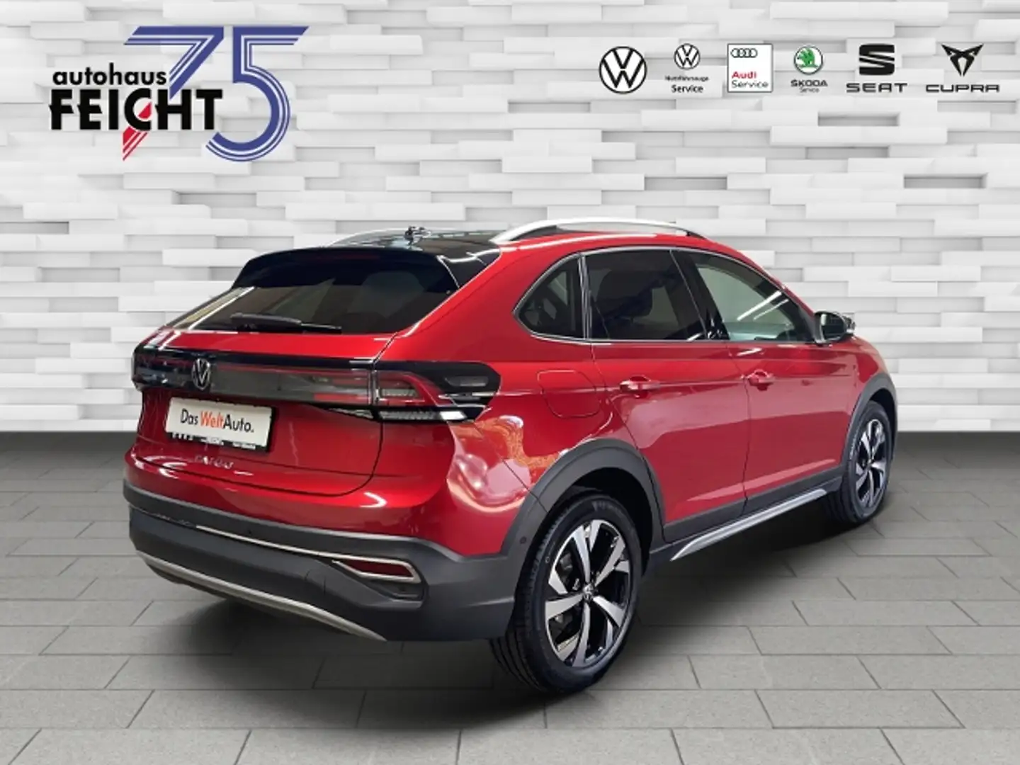 Volkswagen Taigo 1.0 TSI Style+LED+ACC+NAVI+PDC+DSG+APP-CO. Червоний - 2