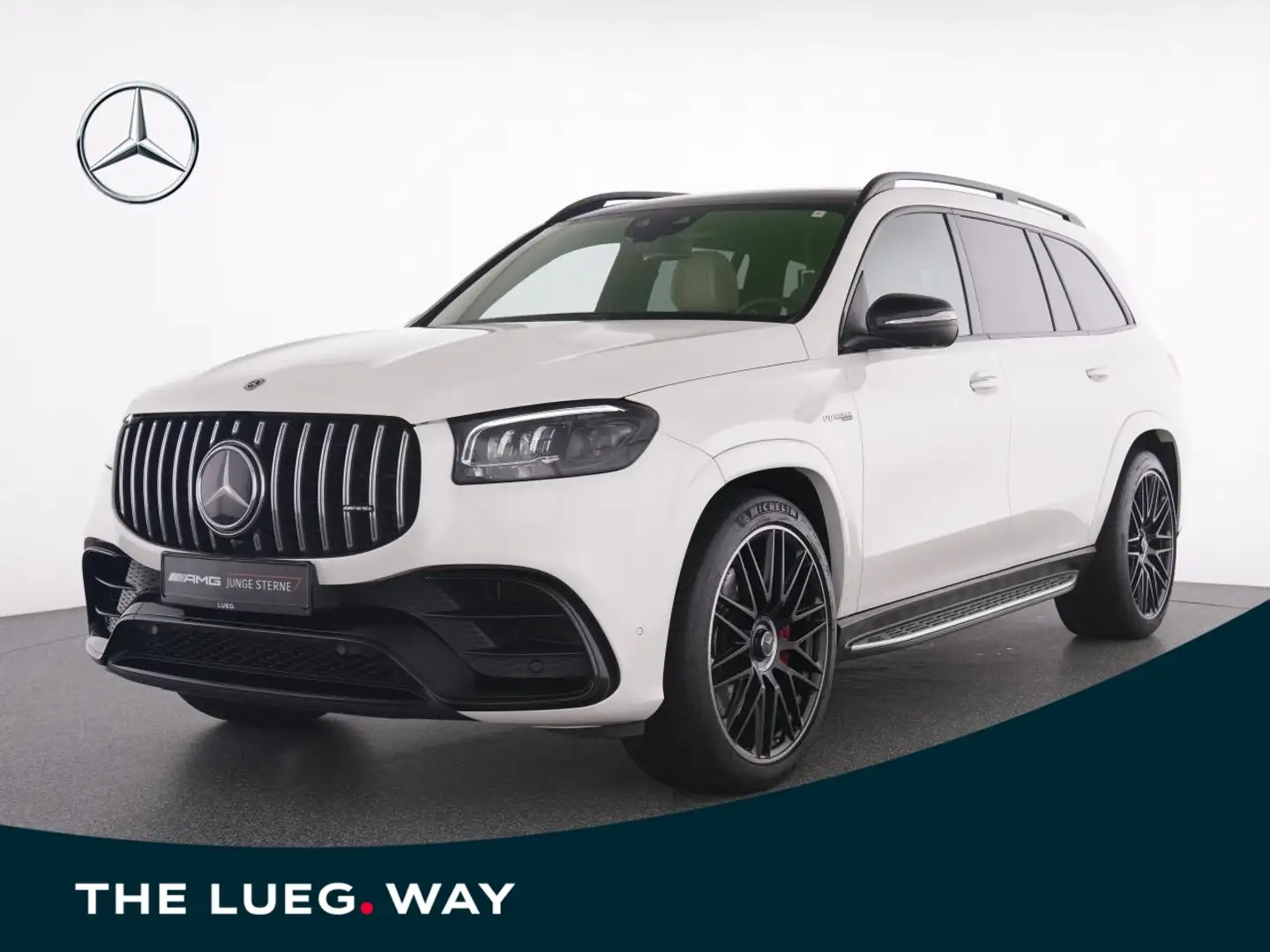 Mercedes-Benz GLS 63 AMG 4M+ Pano+Burm+MBeam+Sthzg+Sitzkl+360° White - 1