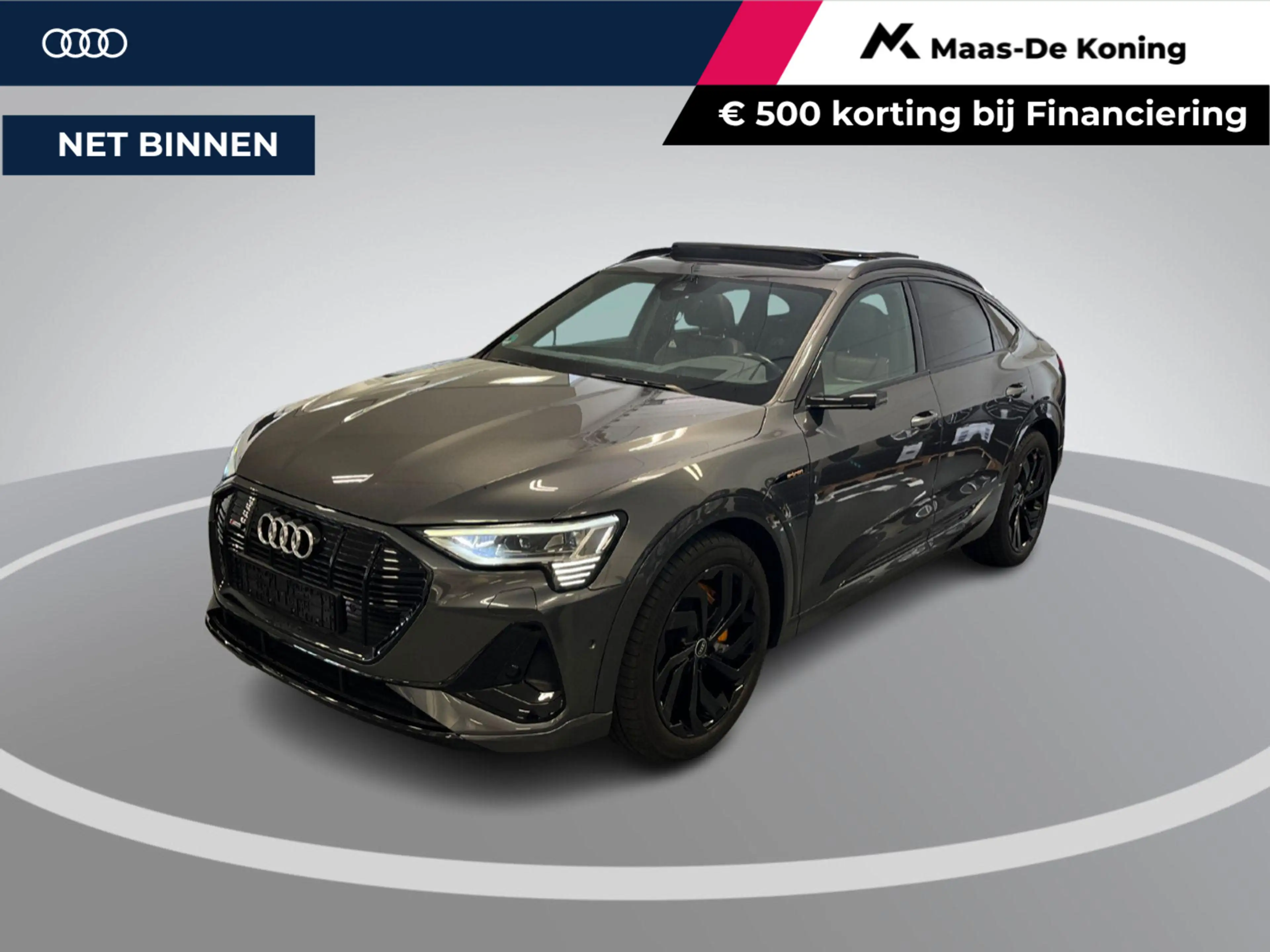 Audi e-tron Sportback 55 Quattro S edition 95 kWh 408pk · Pano