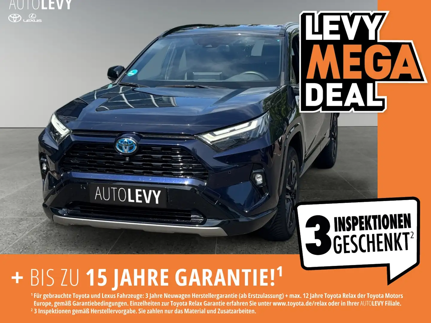 Toyota RAV 4 RAV4 2.5 Hybrid Style *360°*PDC*CARPLAY*AA*SHZ* Albastru - 1