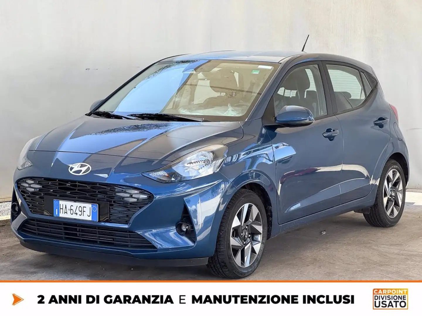 Hyundai i10 1.0 mpi connectline 63cv Azul - 1