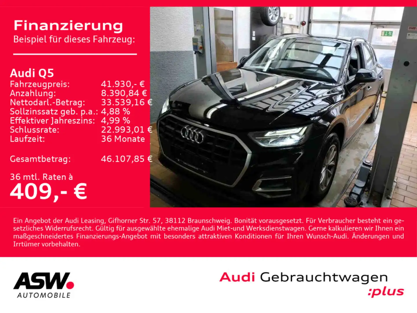 Audi Q5 quattro 40TFSI Stronic 360° PANO Stdhzg AHK Schwarz - 1