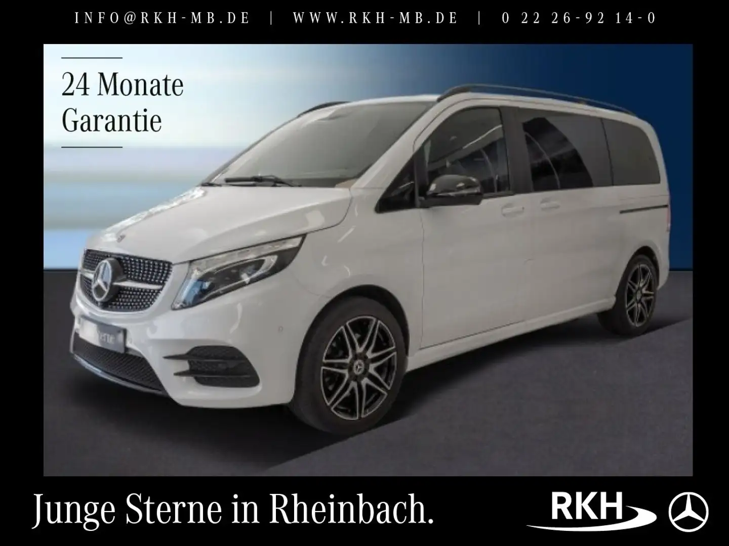 Mercedes-Benz V 300 V 300 d 4M EDITION Kompakt AMG Line/Night/Distr. Weiß - 1
