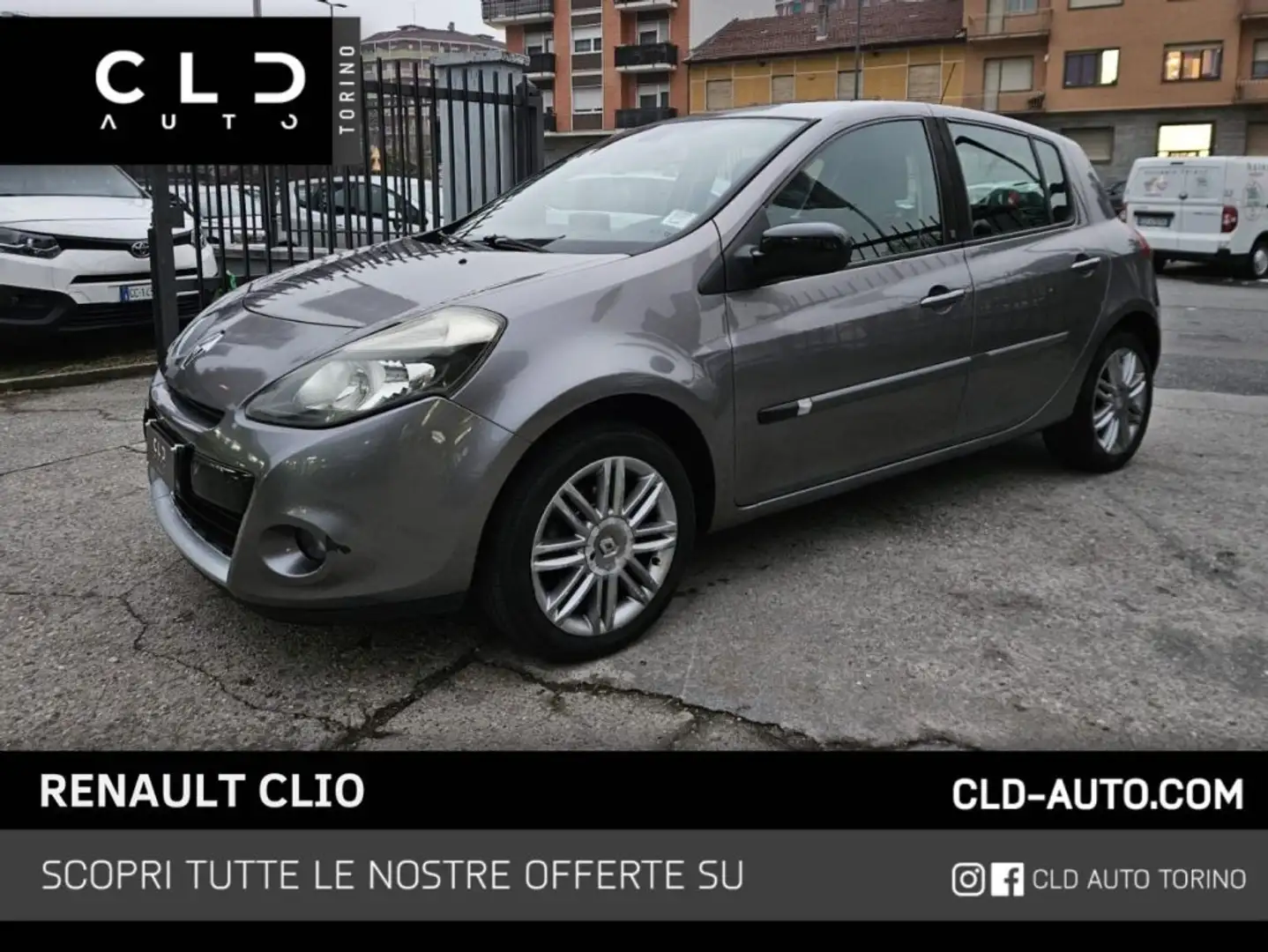Renault Clio 1.2 16V TCE 105CV 5 porte Grigio - 1
