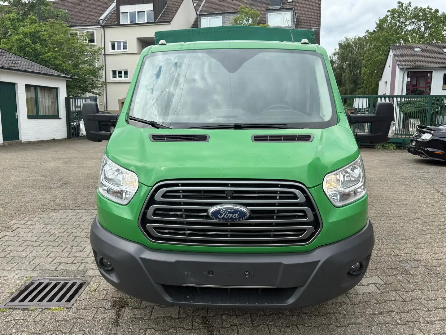 Ford Transit Pritsche+Plane 350 L3 Doppelkabine Trend Grün - 2
