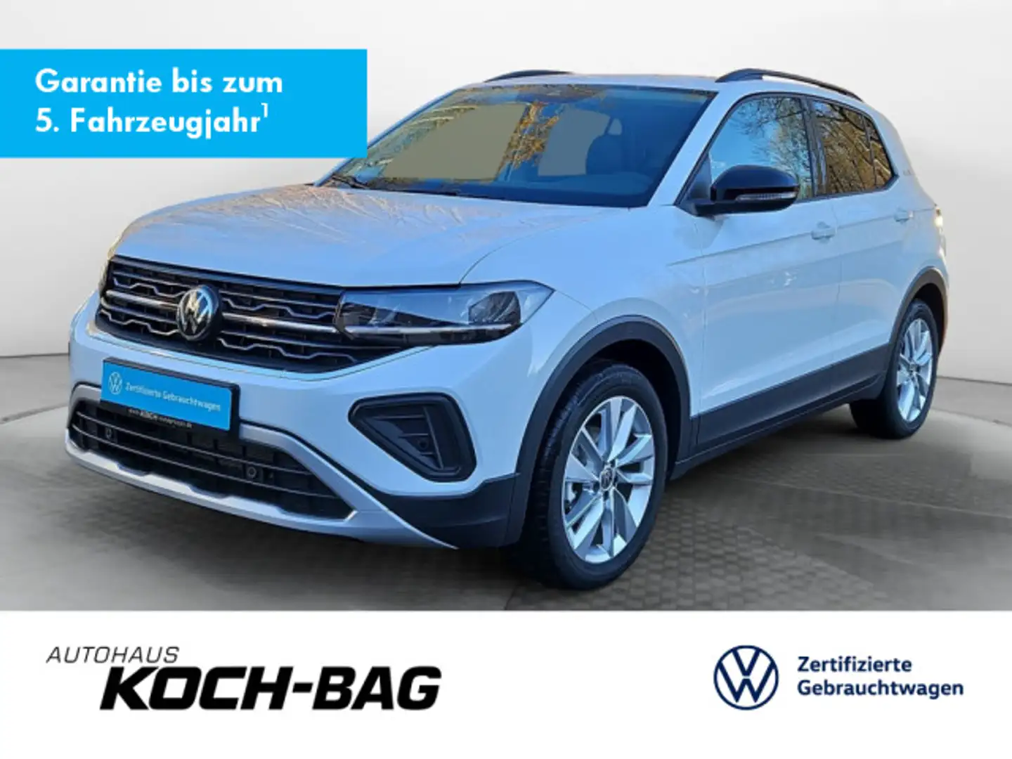 Volkswagen T-Cross 1,5TSI Goal DSG Navi LED Kamera Weiß - 1