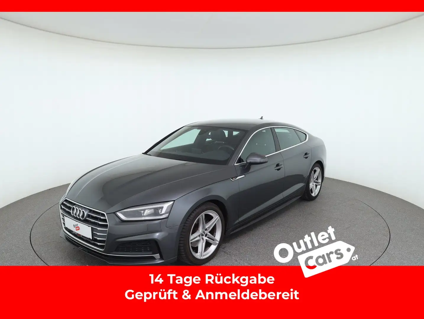 Audi A5 SB 35 TFSI Aut. S-Line+LED+LEDER+NAV+MEGAPREIS Grau - 1