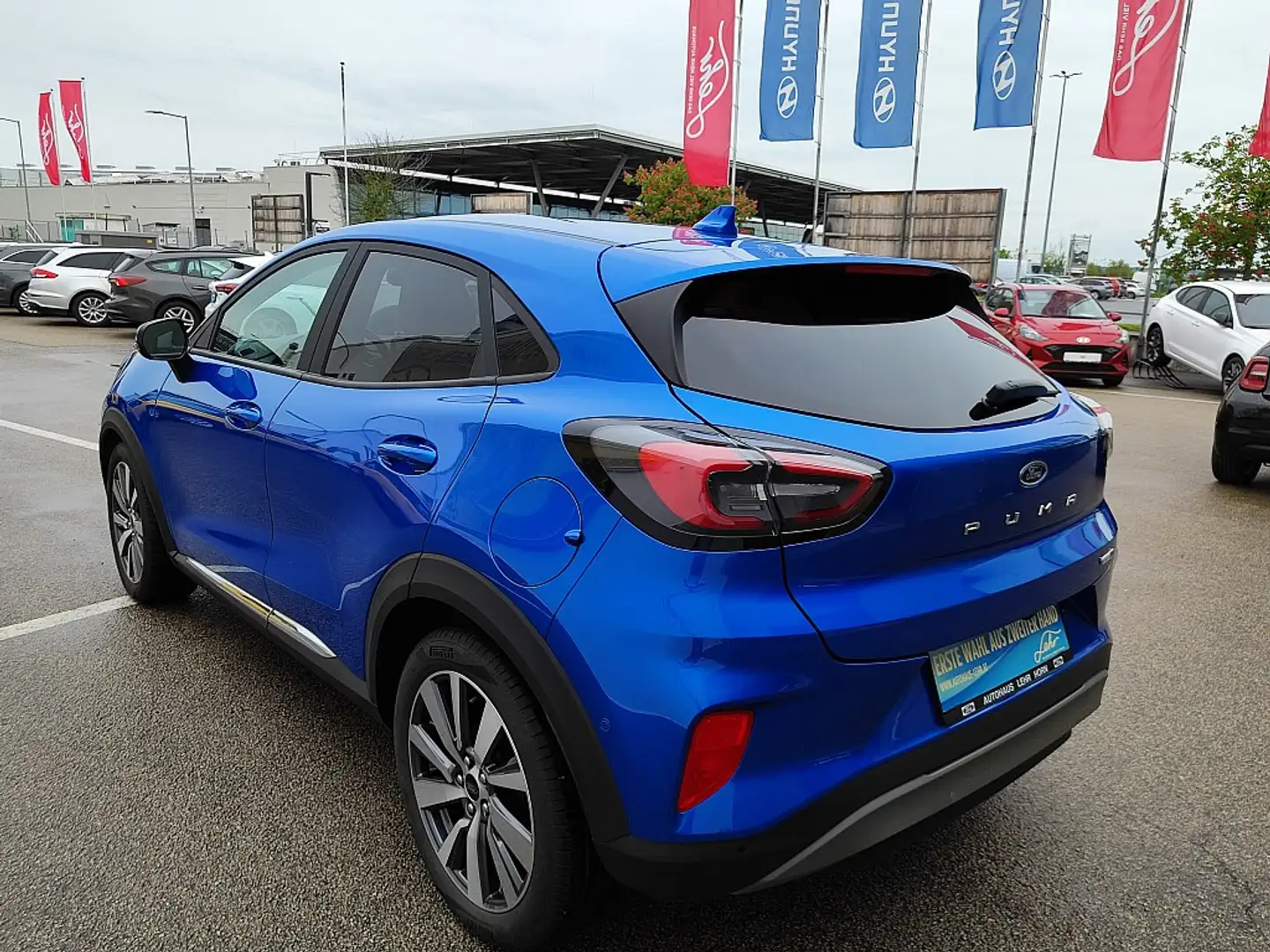 Ford Puma 1,0 EcoBoost Hybrid Titanium X Bleu - 2