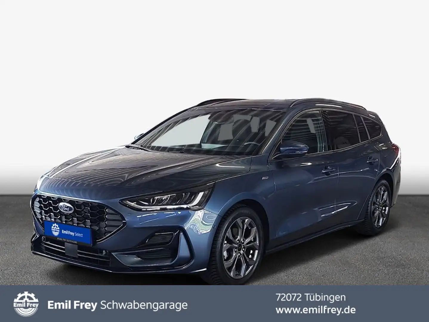 Ford Focus Turnier 1.0 EcoBoost Hybrid ST-LINE X Bleu - 1