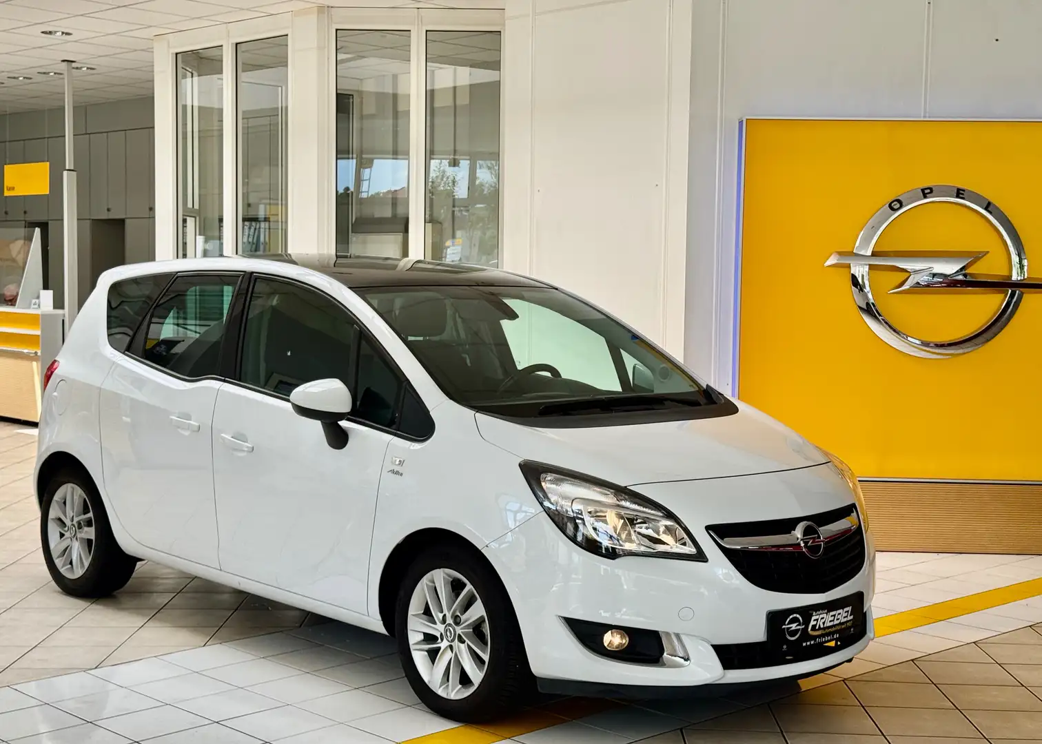 Opel Meriva Drive/Glasdach/Allwett/AHZV/Sitzhzg/Parkp. Blanc - 1