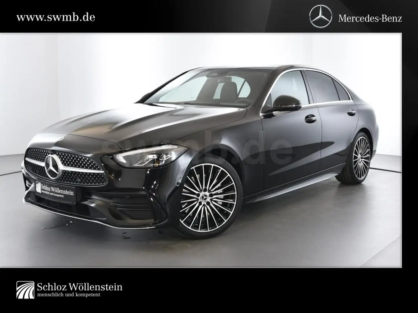 Mercedes-Benz C 180 3,99%/AMG/LED/DISTRONIC/Memory/Totwinkel   /360Cam Schwarz - 1