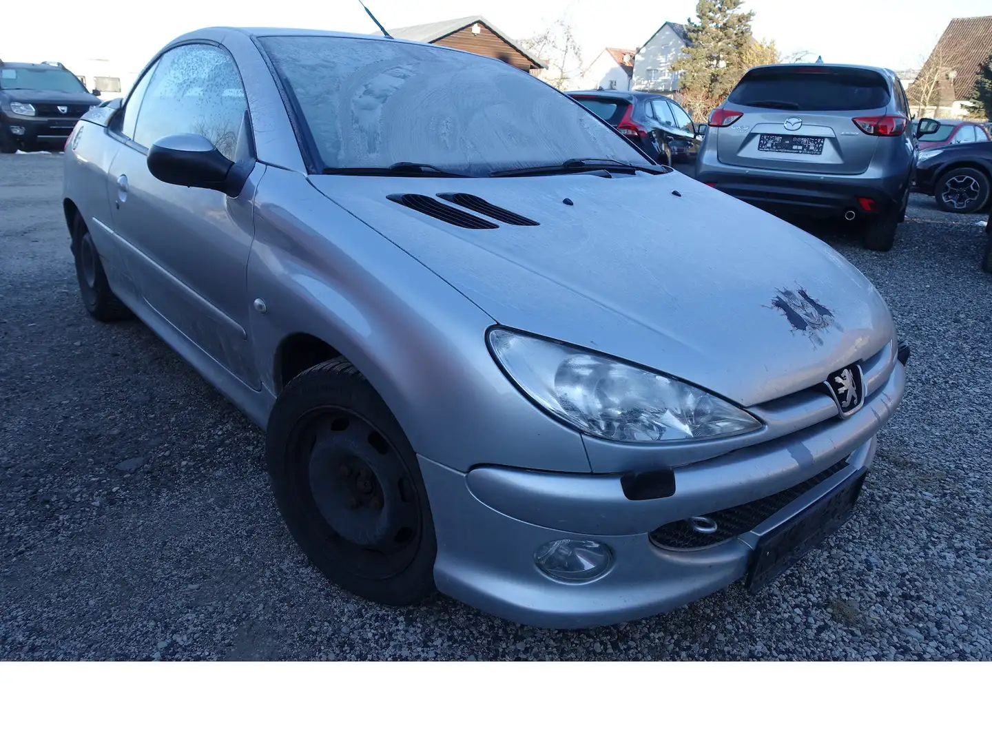 Peugeot 206 CC Platinum Klima Navi Leder Sitzh. Alu WR Silber - 1