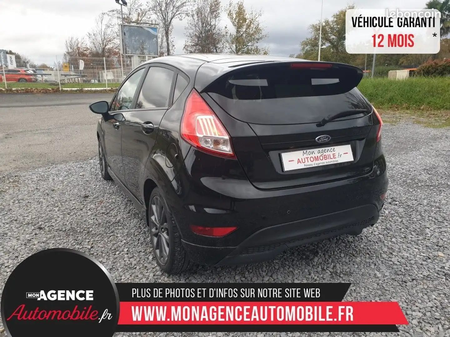 Ford Fiesta V 1.0 ECOBOOST 125 S&S ST-LINE 5P GARANTIE 12 MOIS Noir - 2