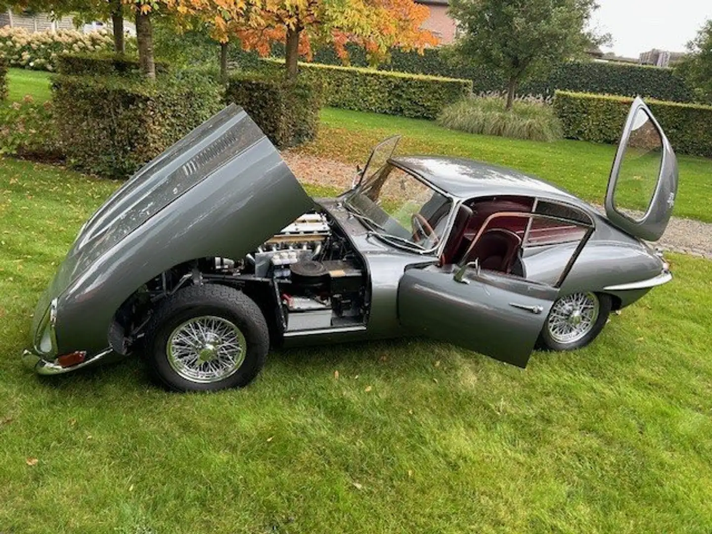 Jaguar E-Type Serie 1 coupé 4.2  1965 Srebrny - 1