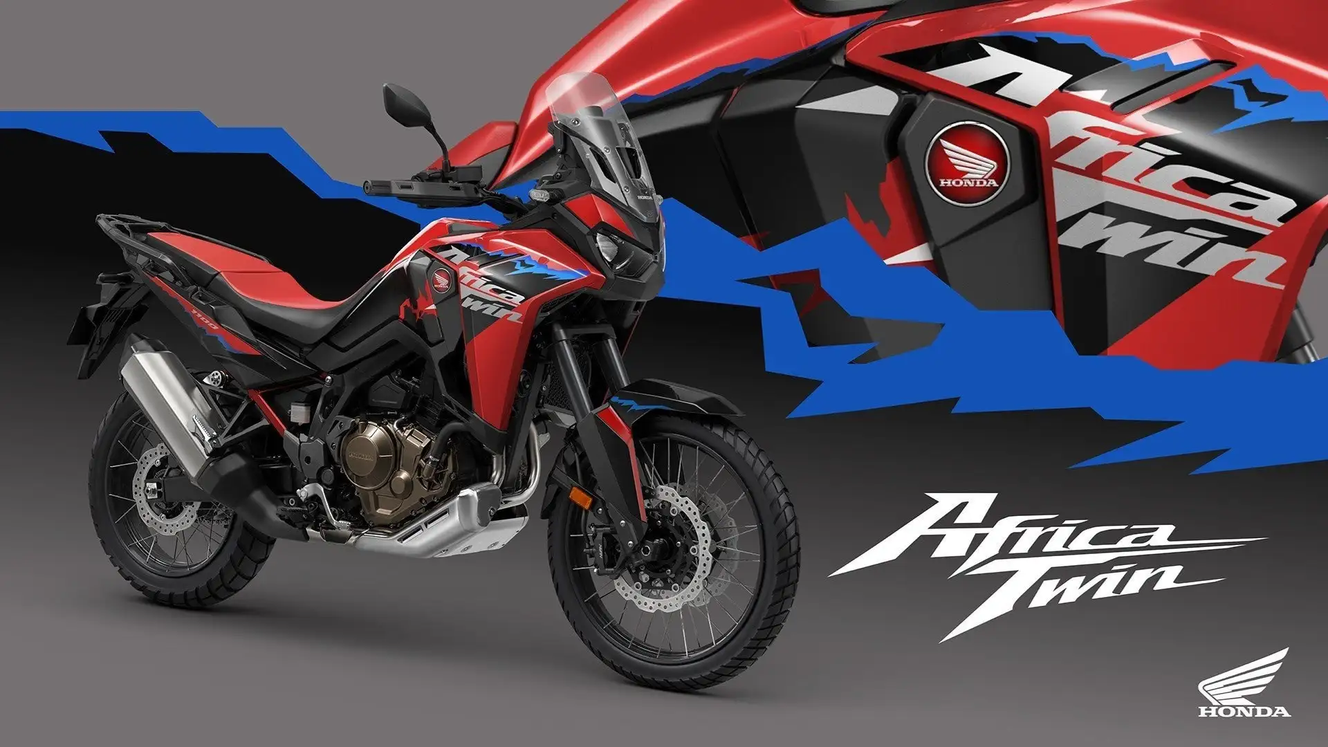 Honda CRF 1100 mit E-Fahrwerk Griffheizung und 12V Steckdose in r Червоний - 1
