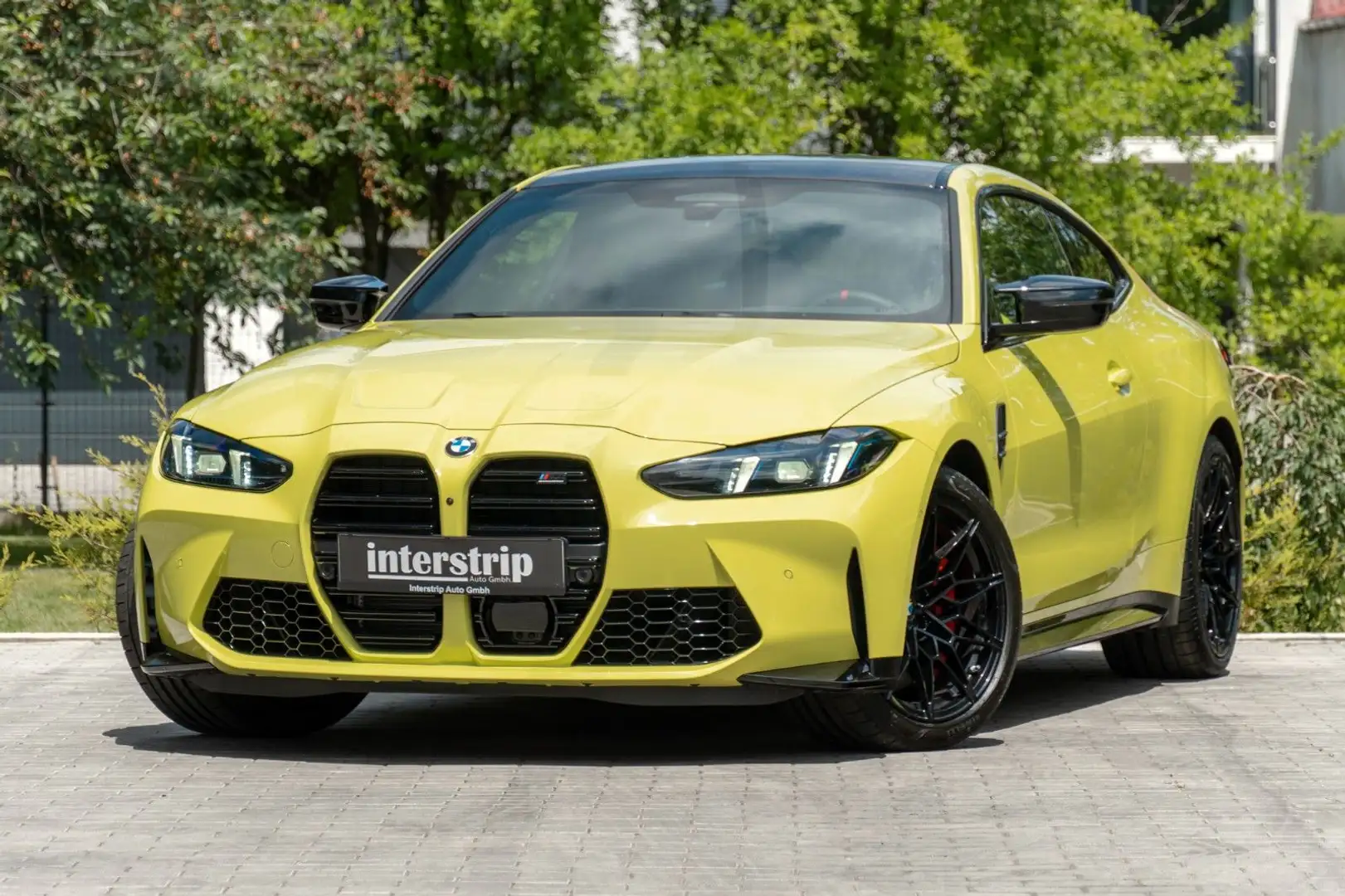 BMW M4 Competition XDRIVE.DR.ASS.LED.LHZ.H/K.360 Jaune - 1