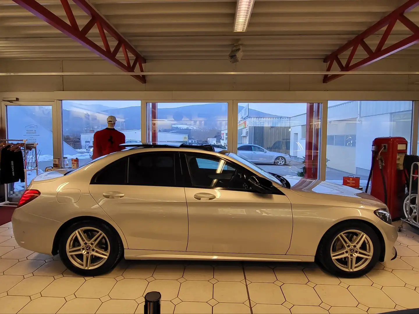 Mercedes-Benz C 180 C 180 BlueTec  AMG-Line Panorama Grau - 2
