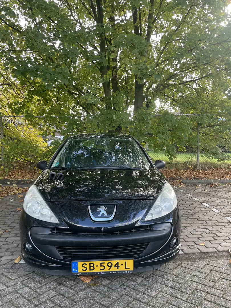 Peugeot 206 +1.4 Sportium, airo, elektr ramen, net betrouwbaar Zwart - 1
