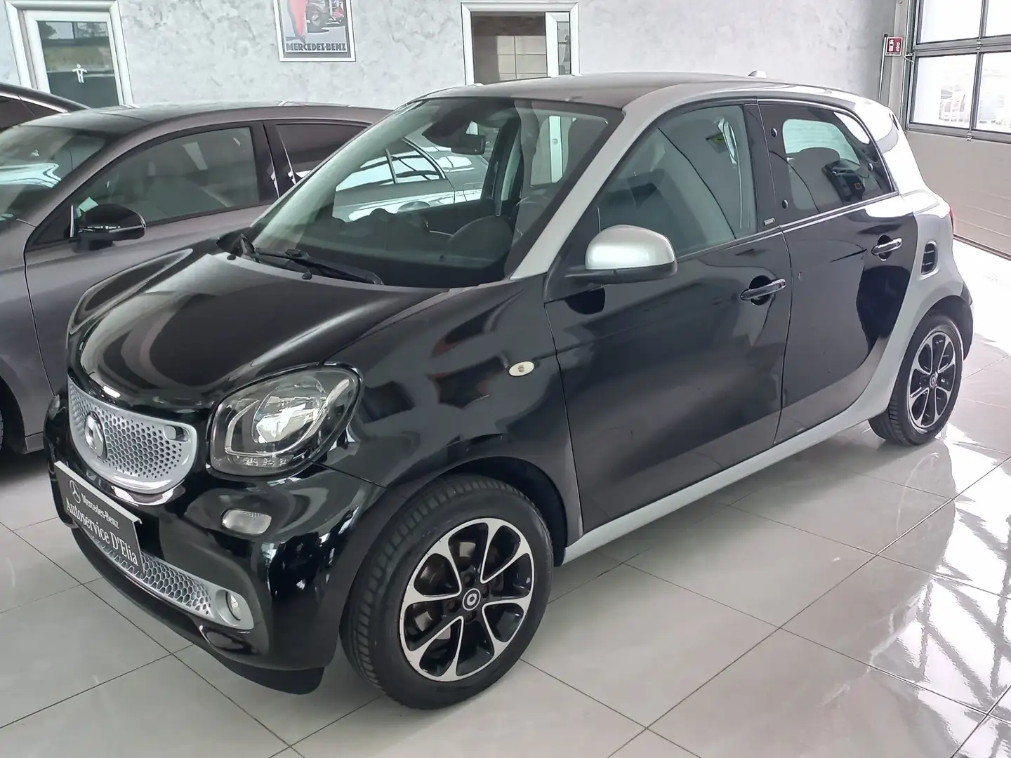 smart forFour 1.0 PASSION 71cv TETTO PANORAMICO - NEOPATENTATI Noir - 1