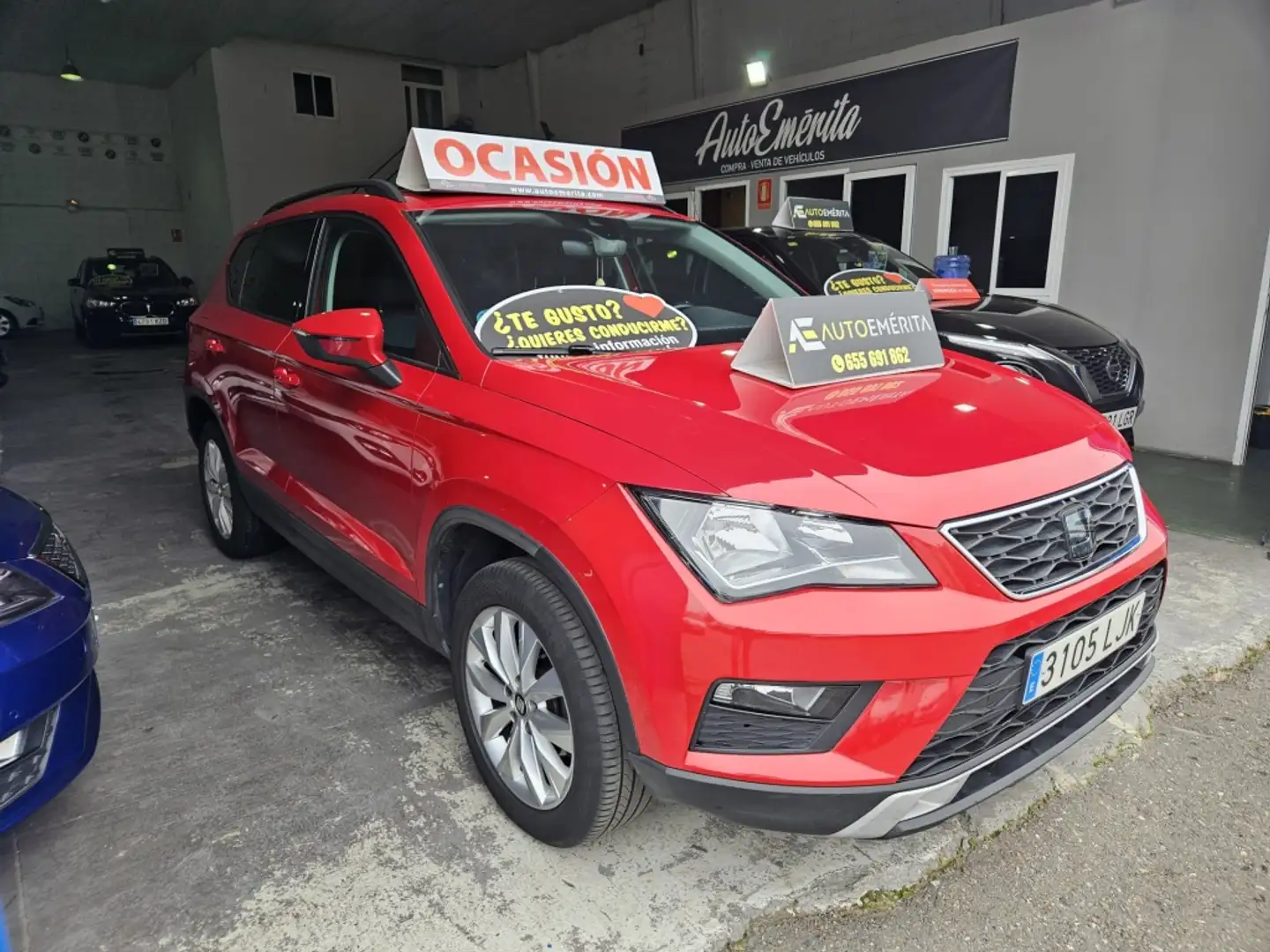 SEAT Ateca 1.6TDI CR S&S Ecomotive Reference Rojo - 2