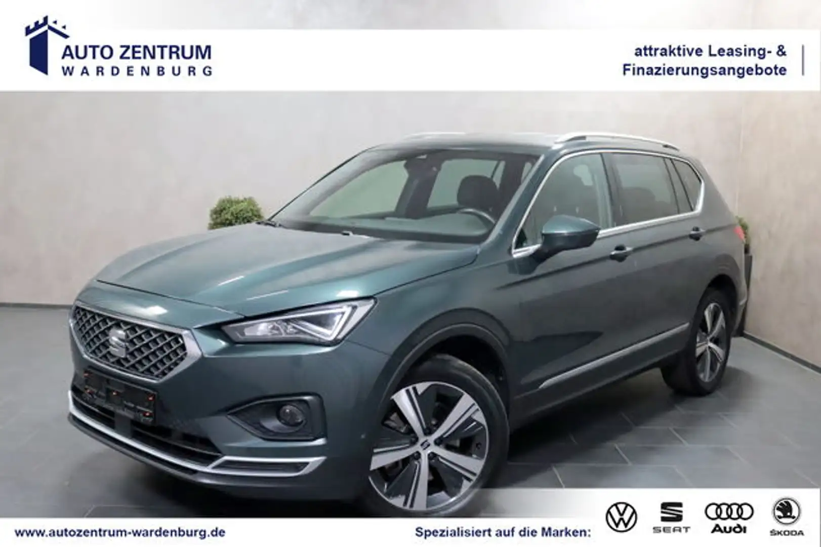 SEAT Tarraco Xcellence 4Drive DSG AHK CAM ACC VIRTUAL Verde - 1