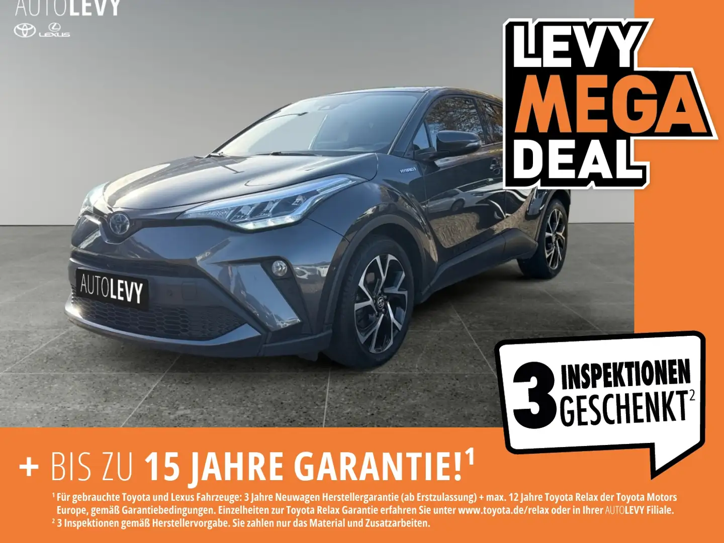 Toyota C-HR 2.0 Team D +Carplay+8 Fach+Kamera+Temp-+ Schwarz - 1