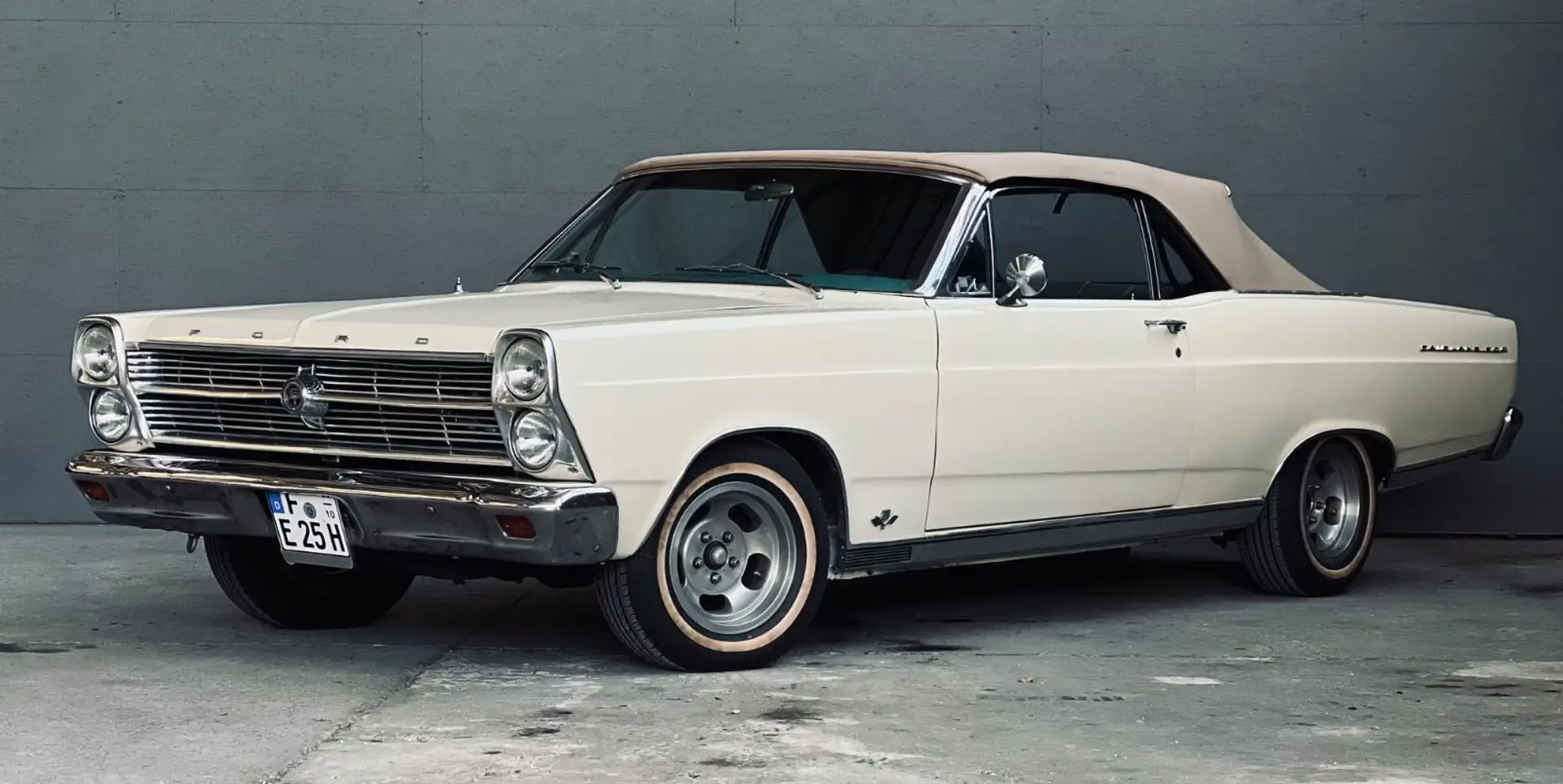 Ford Fairlane 500XL Convertible H Zulassung Weiß - 2