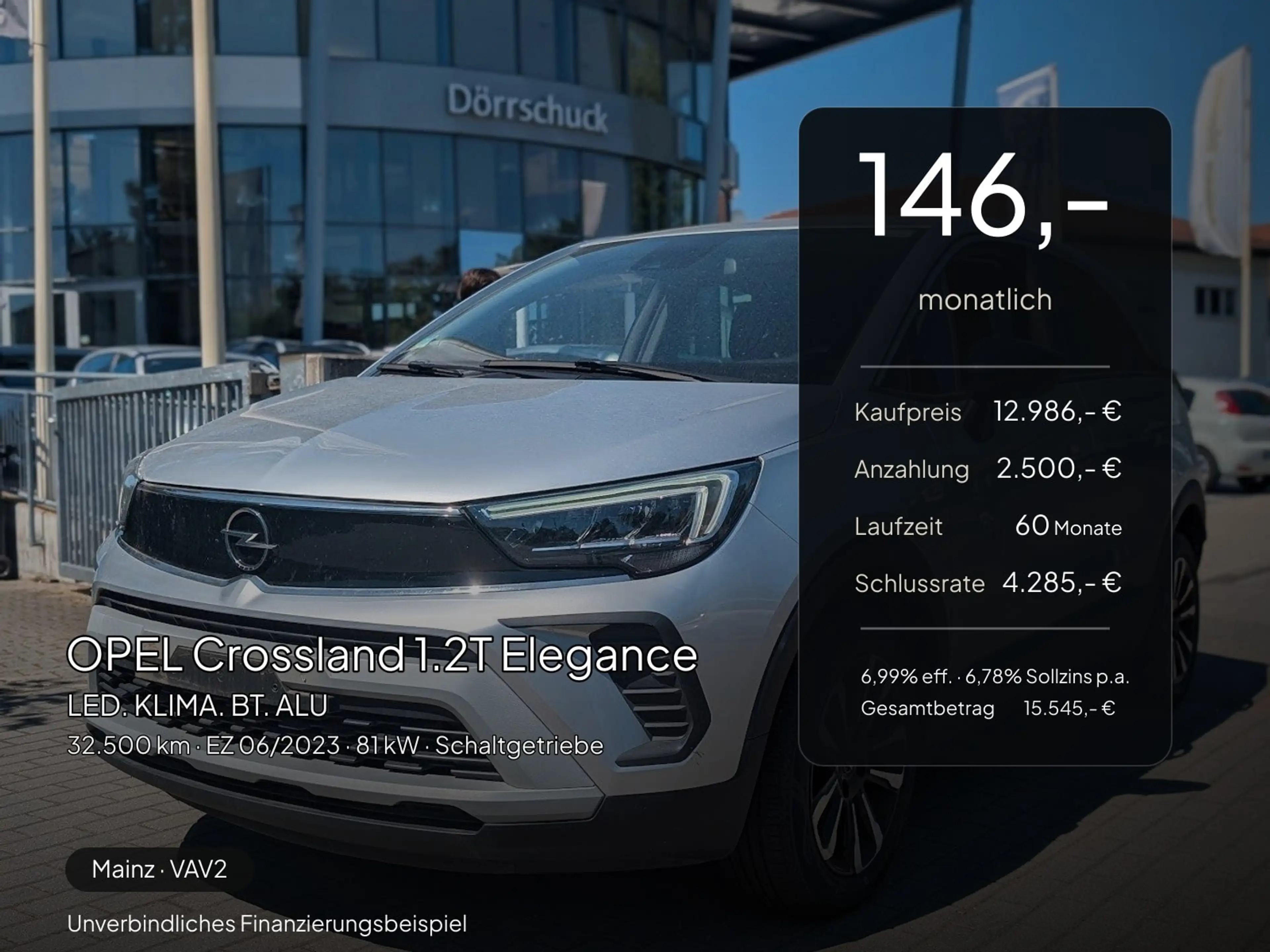 Opel Crossland X Crossland 1.2T Elegance. LED. KLIMA. BT. ALU — photo 2