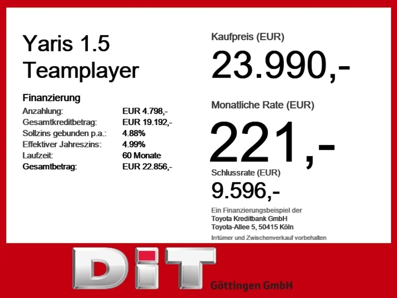 Toyota Yaris 1.5 Teamplayer ACC+LED+SHZ+Fernlichtass. 4
