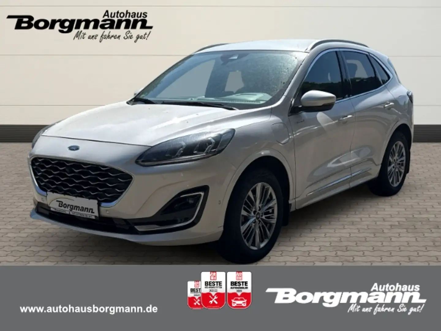Ford Kuga Plug-In Hybrid Vignale AHK Navi Digitales Cockpit Weiß - 1