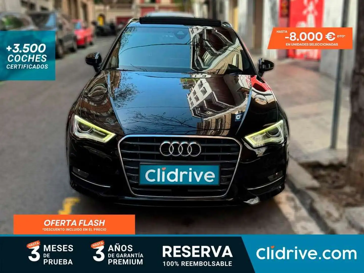 Audi A3 Sportback 2.0TDI Ambition quattro 150 Noir - 1