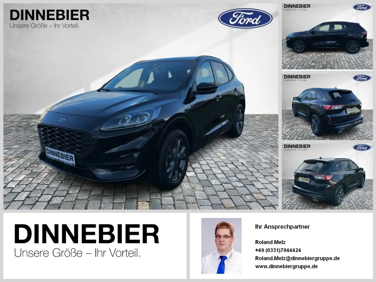 Ford Kuga ST-LINE X 2.5PHEV*LED*HUD*NAVI*RFK| Schwarz - 1