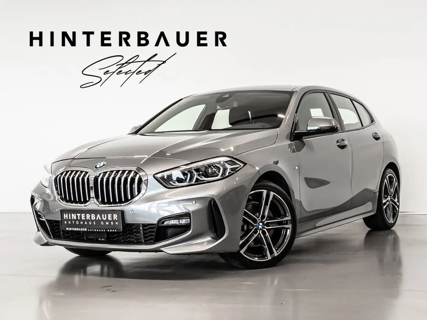 BMW 118 d M-SPORT Aut. *LED*LIVE-COCKPIT*GARANTIE Grau - 1
