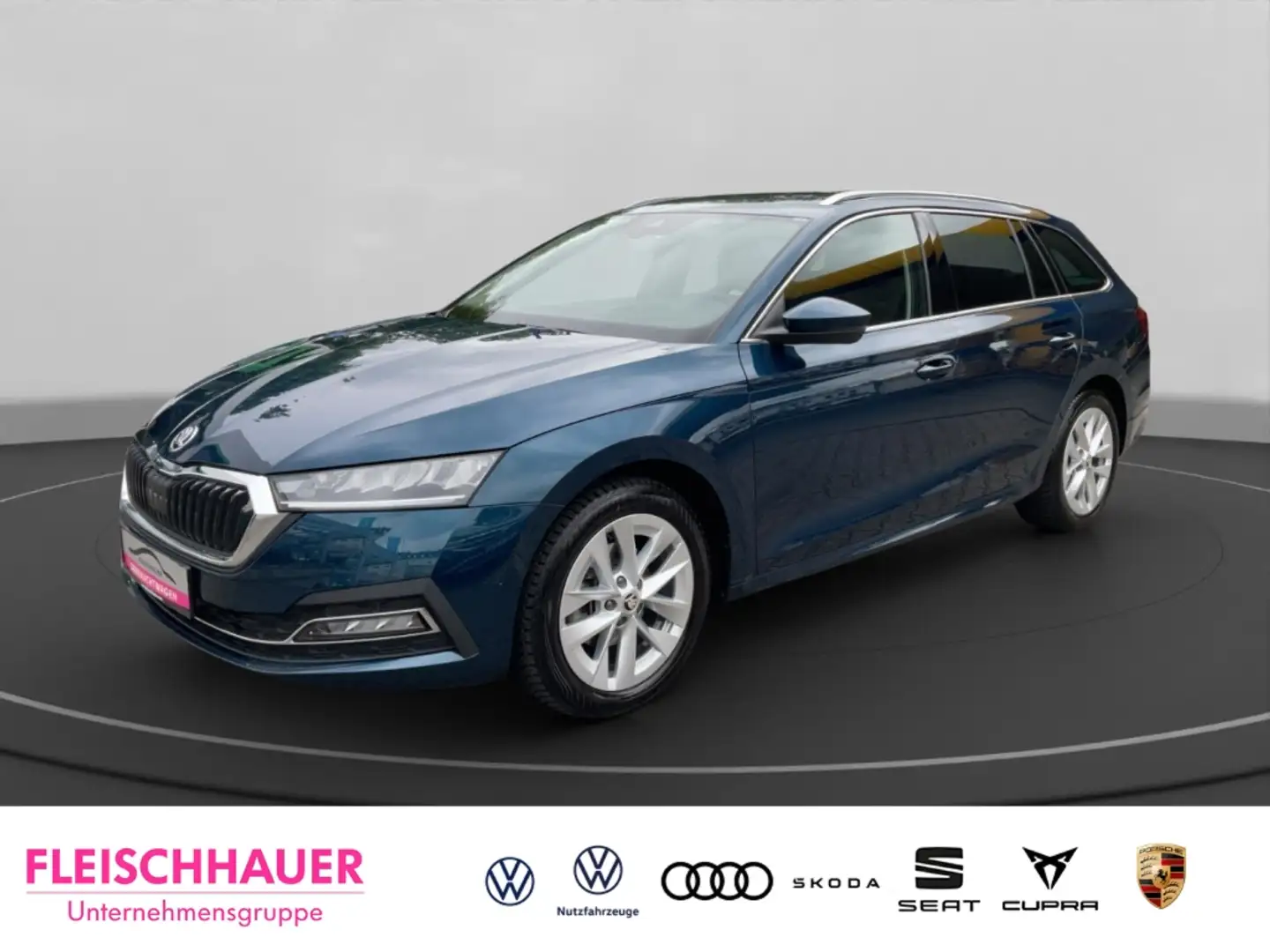 Skoda Octavia Combi 1.5 TSI DSG e-TEC HUD Navi Digitales Cockpit Bleu - 1