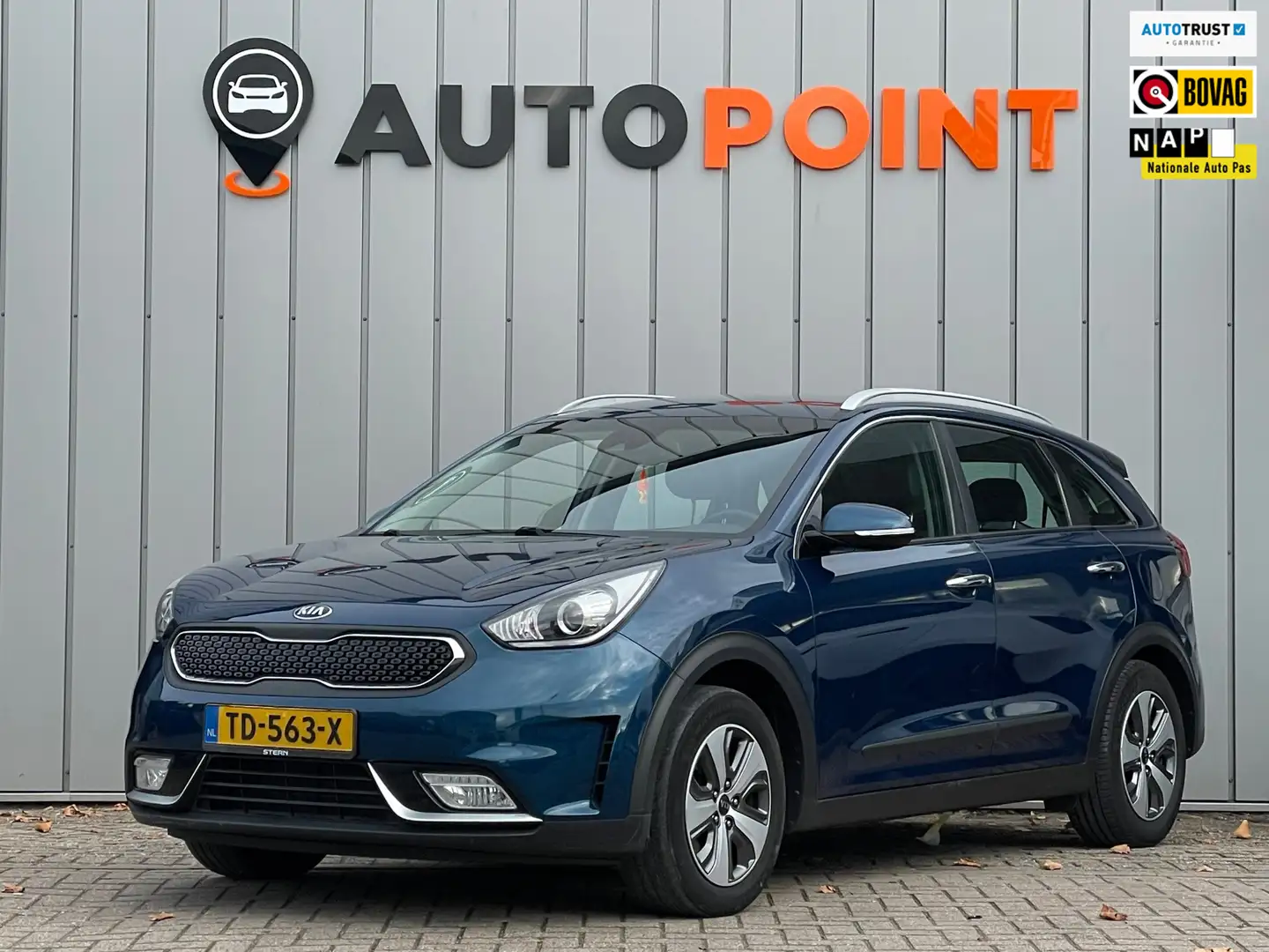 Kia Niro 1.6 GDi Hybrid DynamicLine|NL-AUTO|LANE.ASSIST|APP Bleu - 1