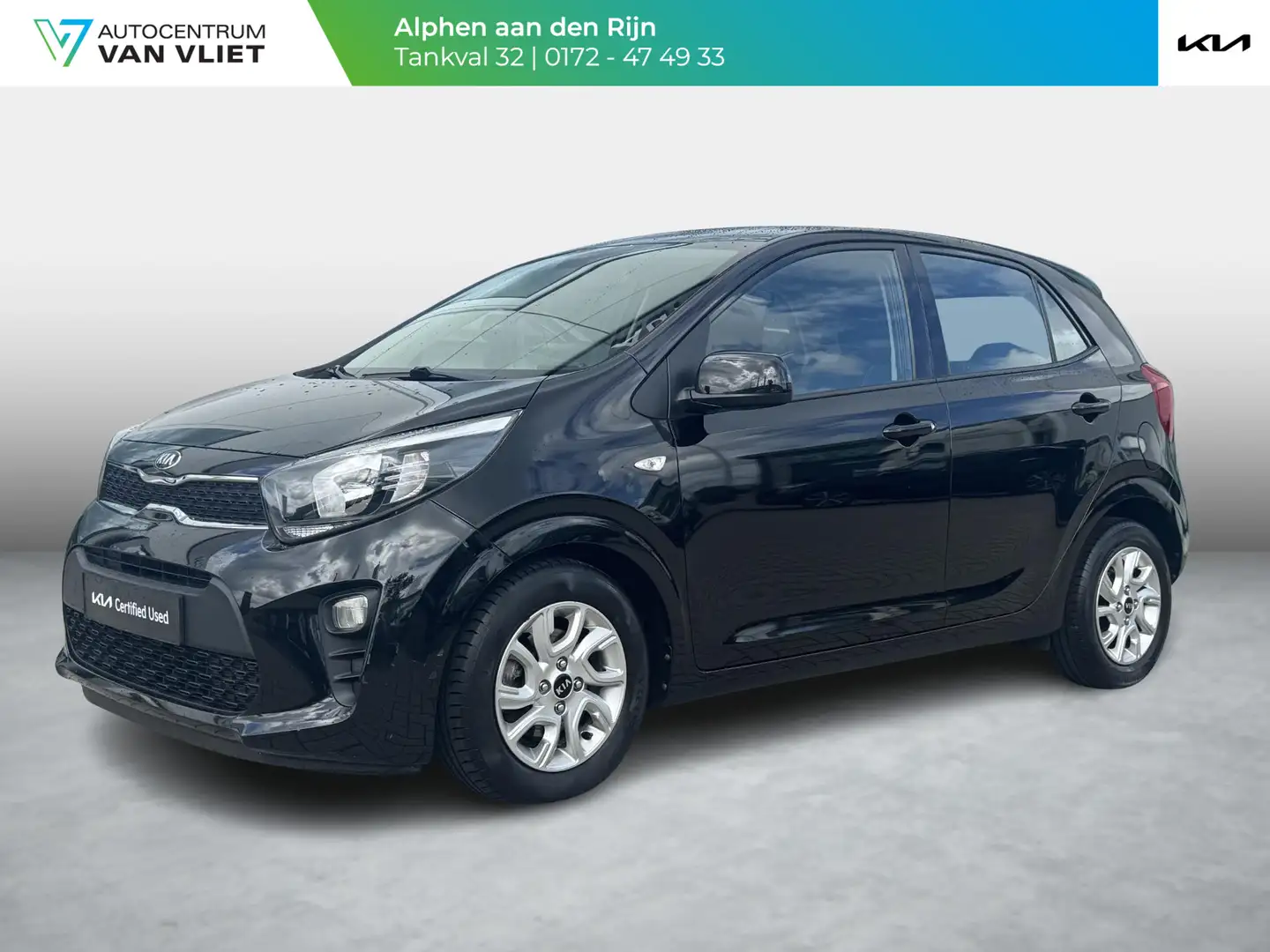 Kia Picanto 1.0 MPi DynamicLine | Navigatie | Apple/android au Noir - 1