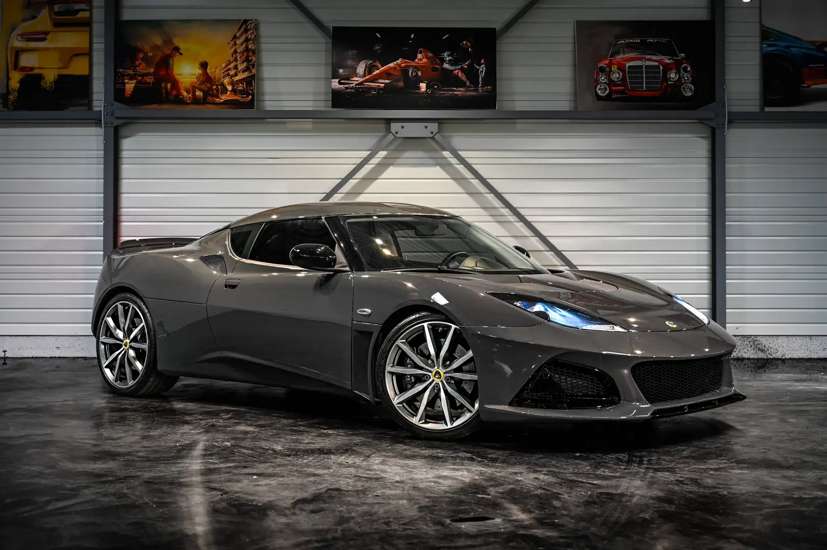 Lotus Evora Evora S 2+2 3.5 V6 350 → 423 ch (JUBU Performance / Manual / Pack Premium / Pack Tech / Pack Sport / Auto Blip Grau - 2