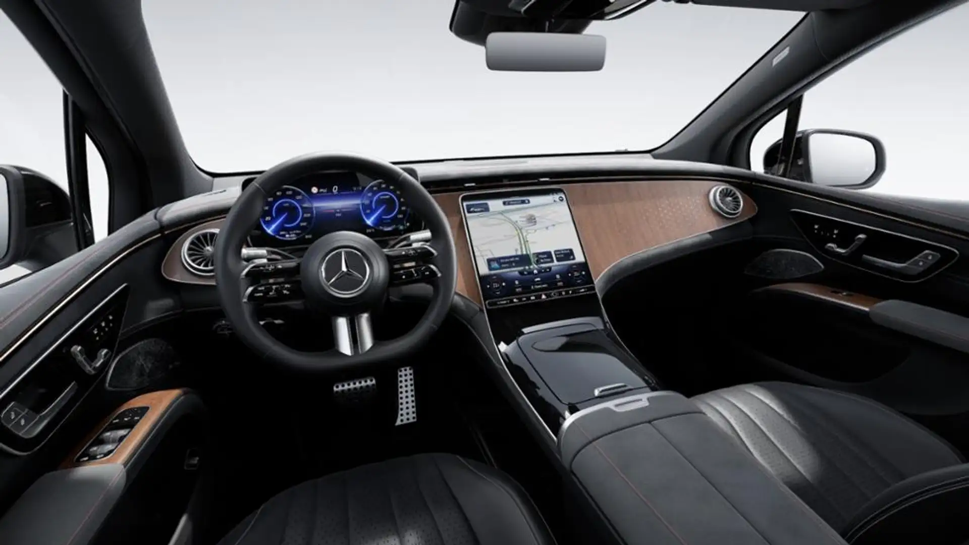 Mercedes-Benz EQS SUV EQS 450 4M SUV AMG/DigitalLight/Fahrass/AIRMATIC Silber - 2