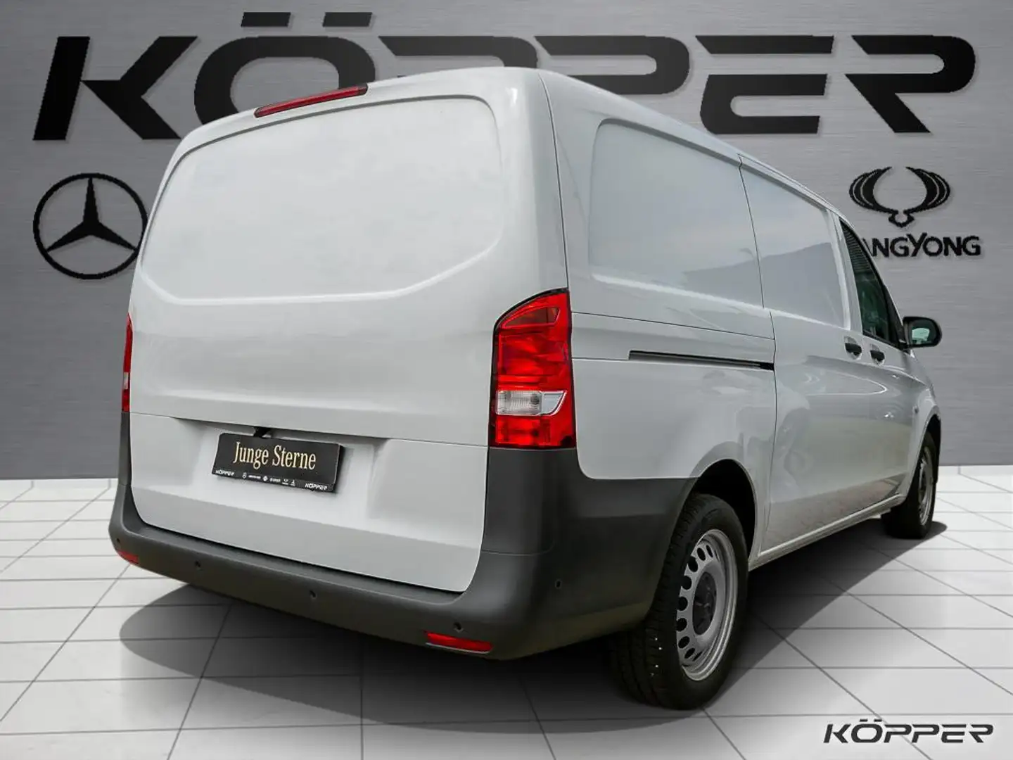 Mercedes-Benz eVito 111 Kasten Lang Kamera Holzfussboden LED Wit - 2